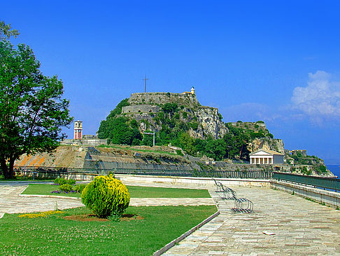 Alte Festung Kerkyra Bildansicht Attraktion  