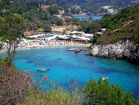 Paleokastritsa Foto Sehenswürdigkeit  von Korfu 