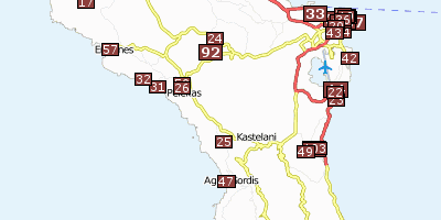 Stadtplan Agios Gordis