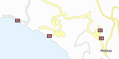 Pelekas Stadtplan